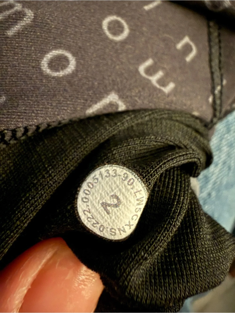 lululemon athletica Black Allover Logo Leggings